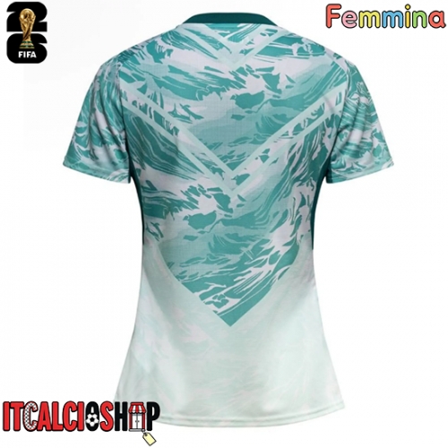 Portogallo Seconda Maglia Femmina Mondiali 2026 Manica Corta